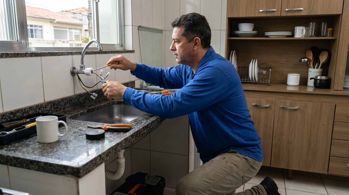 Reparo em Torneira Elétrica em Pirabeiraba, Joinville‑SC