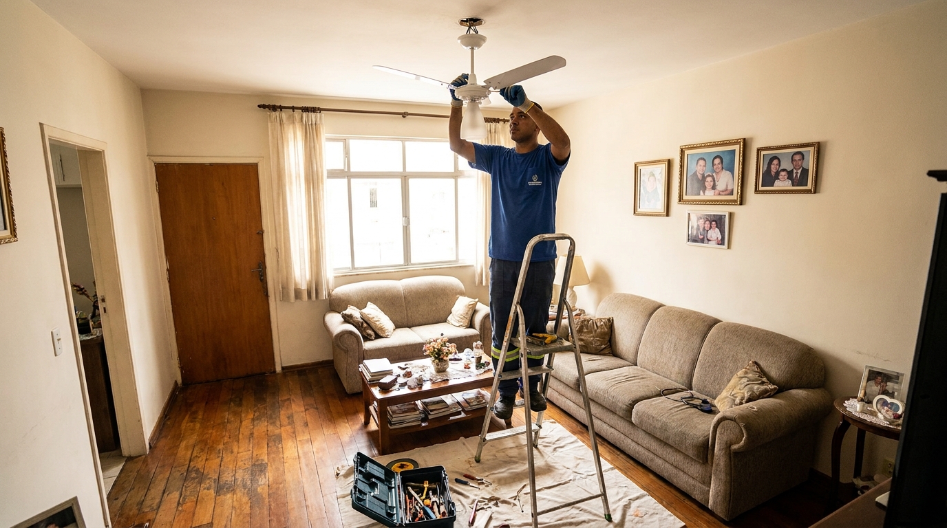 Substituição de Ventilador em Joinville‑SC