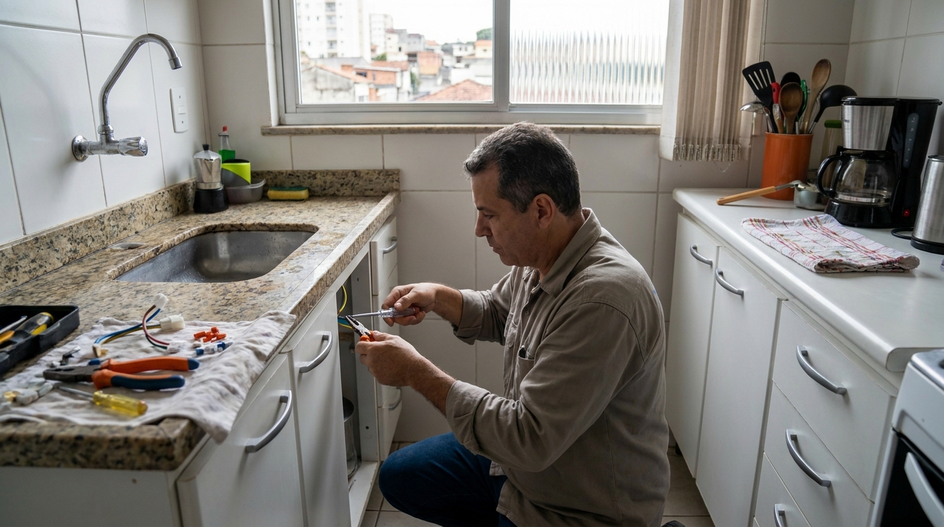 Troca de Torneira Elétrica em Pirabeiraba, Joinville‑SC